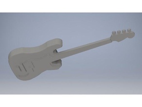 bass-Gitarre bass E-bass 3d print model - Mito3D
