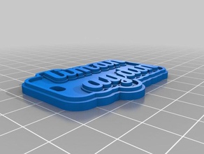 laydn Anahtarlık özelleştirilmiş 3d print model - Mito3D