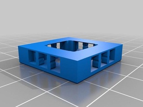 mi personalizados openforge 20 bases de 1x1 juguete juego accesorios 3d print model - Mito3D