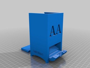 batteria aa titolare 3d print model - Mito3D