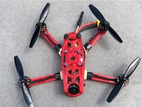 mikro g+ - projesi 399 deadcat 5 mm prop drone yarış quadcopter project399 proje superg supergplus kürdan 3d print model - Mito3D