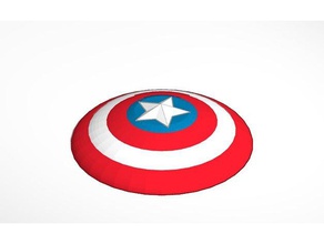 captain americas shield coins badges 3d print model - Mito3D