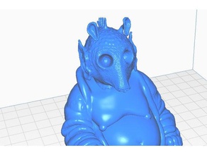 greedo buddha star wars sculture starwars 3d print model - Mito3D
