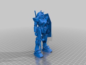 kirb gundam modelo robôs 3d print model - Mito3D