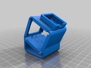 25&ordm polaroid cube mount gps beitian 180 - Zubehör bn-180 bn180 subnautica 3d print model - Mito3D