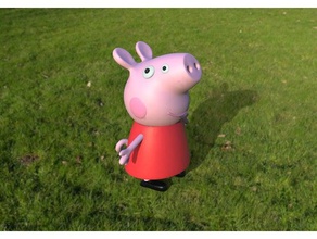 front side peppa pig 3d printing 3d print model - Mito3D