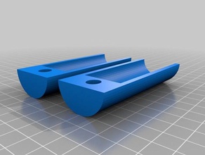 dice vault halved 3d printing 3d print model - Mito3D