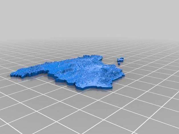 kısa&ntildea İspanya espagne öğrenme 3D print model - Mito3D