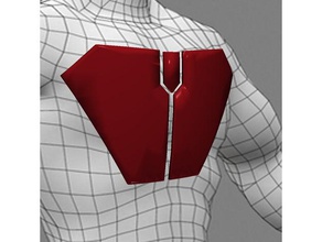mandalorian style chest armor shape design inspired costume cosplay costumes prop mandalorians starwars star wars 3d print model - Mito3D