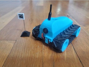 tiny tank-capture flag 9g servo tank trak whoop 3d print model - Mito3D