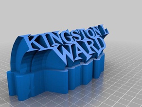 kingston office customized 3d print model - Mito3D