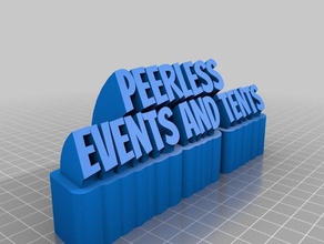 peerless1 office personalizado 3d print model - Mito3D