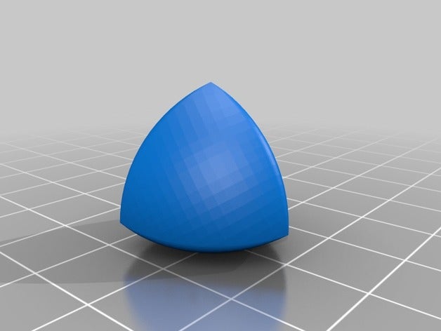 my customized symmetric spheroform tetrahedron math art 3D print model - Mito3D