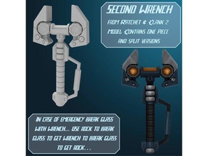 secondo wrench ratchet clank 2 oggetti di scena cosplay 3d print model - Mito3D