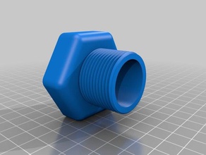 kobalt air compressor intake filter adapter 3d printing adaptor 3d print model - Mito3D