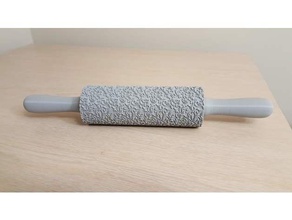 decorative rolling pin kitchen dining 3d print model - Mito3D