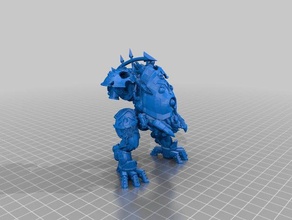 yanıklığı walker oyuncak oyun aksesuarlar 40k kaos nurgle warhammer 3d print model - Mito3D