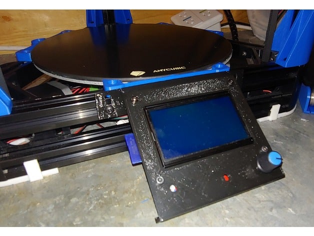 rrd pantalla gráfica lcd del soporte de anycubic kossel lineal plus 3d la impresora partes 3D print model - Mito3D