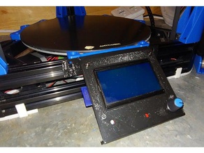 rrd grafik lcd bracket anycubic kossel doğrusal artı 3d yazıcı parçaları 3d print model - Mito3D