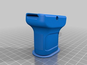 tactical front grip ultra short remix sport outdoors 3d print model - Mito3D
