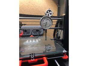 travel guage holder monoprice maker select v2 3d printing 3d print model - Mito3D