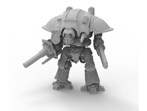 tiny knightly mech quest 40k 8mm adeptus titanicus epic imperial knight wargaming warhammer 3d print model - Mito3D