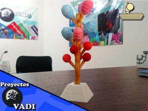 cotton candy desk office decoracion decoration sugar 3d print model - Mito3D