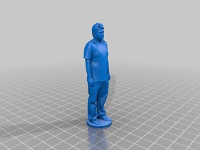 erkek ayakta şekil heykeller 3d print model - Mito3D