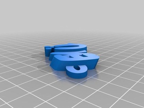 eyl&uumll Schlüsselanhänger angepasst 3d print model - Mito3D