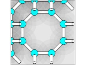 hypothetische ultrageringer Dichte Eis lta lta-Zeolith Physik Astronomie 3d print model - Mito3D