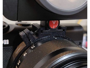 canon eos m100 cold shoe camera flash lens 3d print model - Mito3D