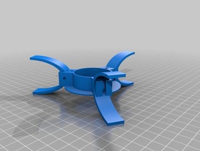 my customized simple sample spool holder 65 mm 3d printer accessories 3d print model - Mito3D