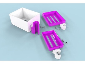 verschiedene seife - duschgel halter divers savon gel douche titulaires la salle de bains duschstange seifenschale 3d print model - Mito3D