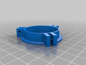 my customized simple sample spool holder 65 mm 3d printer accessories 3d print model - Mito3D