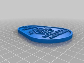 ıngress abaddon Başbakanı bagtag aydınlanmış anahtar keytag niantic Başbakan direnç etiket 3d print model - Mito3D