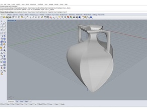 amphora decor 3d print model - Mito3D