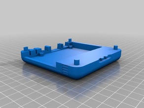 sega mega drive 2 genesis raspery 3b+ case video games raspberry pi 3d print model - Mito3D