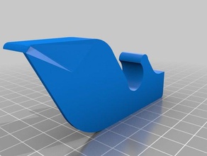 skoda fabia mk2 5j parcel shelf clip - stronger cover luggage compartment replacement part trunk 3d print model - Mito3D