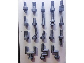 specialty bolts sculptures parody screws tools 3d print model - Mito3D