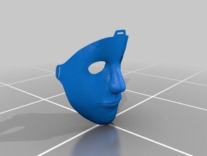 maniquí de la máscara las esculturas halloween horror miedo 3d print model - Mito3D