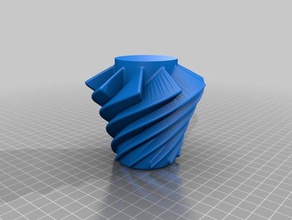 bladevase 3d print model - Mito3D