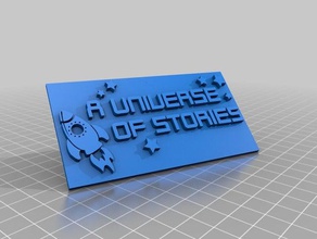paola freie Bibliothek Universum Geschichten 3d drucken 3d print model - Mito3D