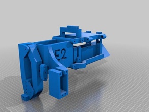 nueva pinza para el robot oruga mühendislik 3d print model - Mito3D