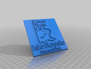 isle royale great trails 3d printing 3d print model - Mito3D
