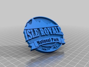 de l'isle royale parc national style ancien 3d l'impression 3d print model - Mito3D