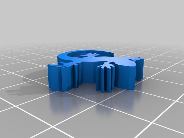 lézard l'art 3D print model - Mito3D