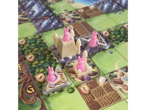 bunny reino actualizaciones juegos boardgame de mesa juego bote cuadro bunnykingdom jeu la meseta societe lapin en miniatura token 3d print model - Mito3D