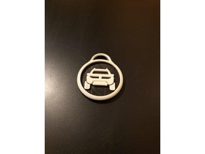 portachiavi keychain dacia duster 2018 keychains car 3d print model - Mito3D