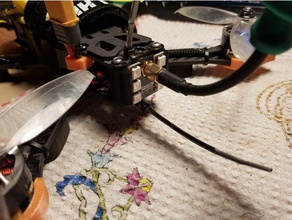 puda mesquinho apoio geprc diodo emissor de antena veículos montagem da drone luz corrida fpv fpv250 d240 3d print model - Mito3D