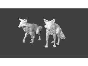 foxmen savaş tilki Minyatürler hayvanlar boardgame dnd minyatür fantezi krallar Savaşı kossel kow masa üstü warhammer 3d print model - Mito3D